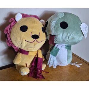 Wizarding World Harry Potter 12" Plush Slytherin Snake Gryffindor Lion NEW TAGS